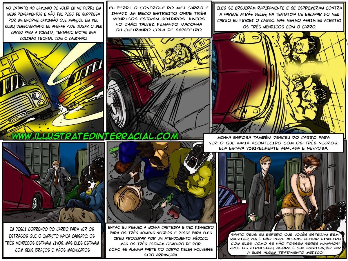 Mendigos pegaram minha esposa