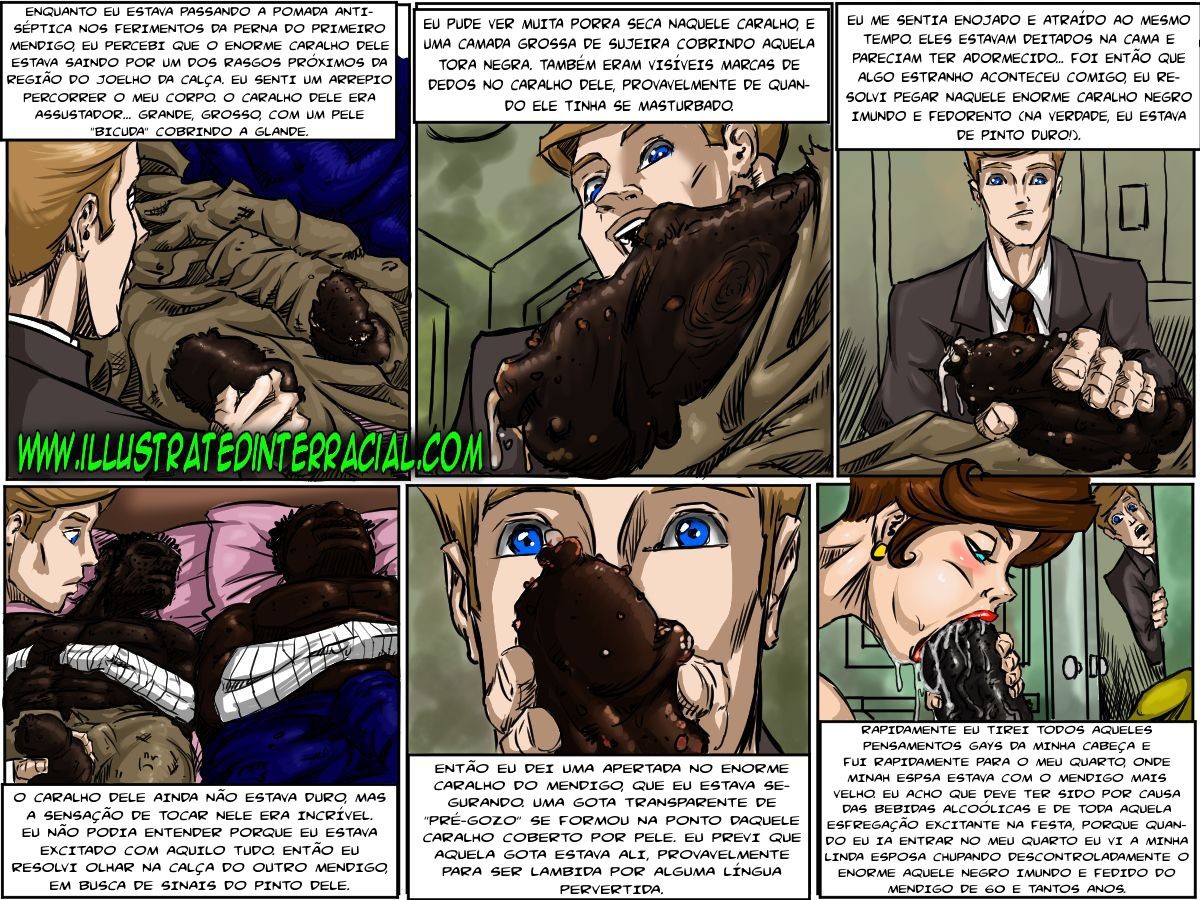 Mendigos pegaram minha esposa