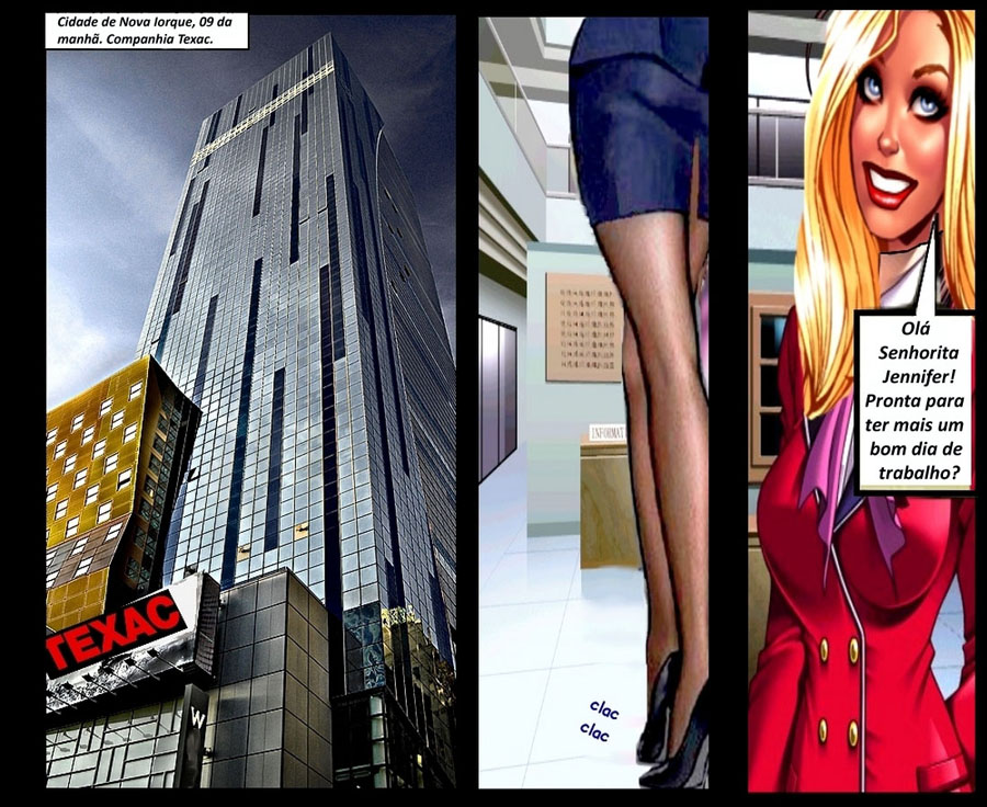 Jeniffer uma secretária gostosa